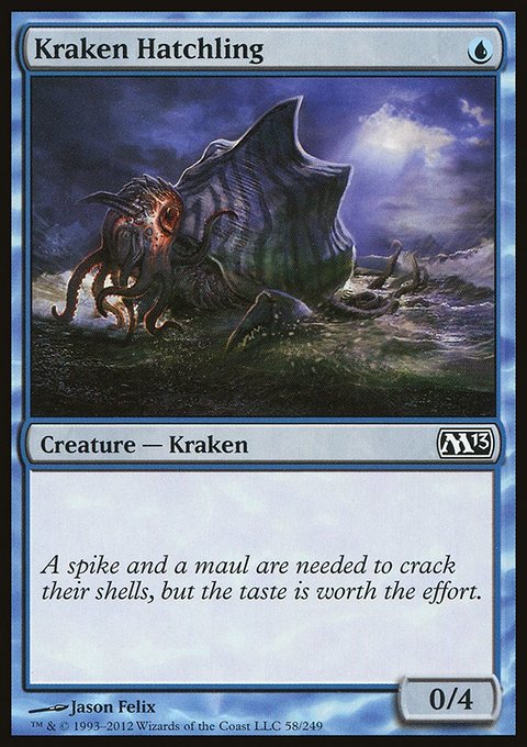 Kraken Hatchling, Magic 2013 #58, Magic: The Gathering card