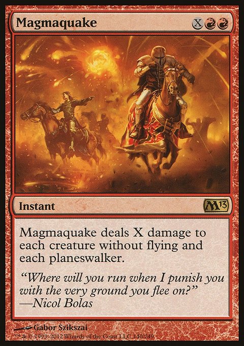 Magmaquake, Magic 2013 #140, Magic: The Gathering card