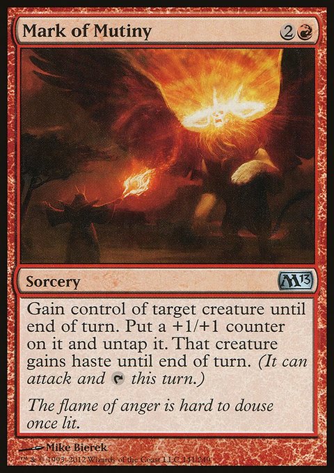 Mark of Mutiny, Magic 2013 #141, Magic: The Gathering card