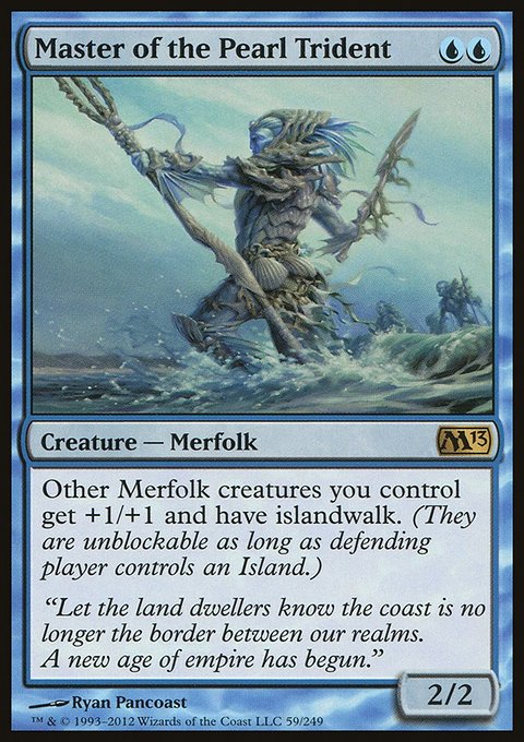 Master of the Pearl Trident, Magic 2013 #59, Magic: The Gathering card