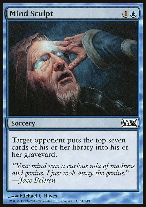 Mind Sculpt, Magic 2013 #61, Magic: The Gathering card