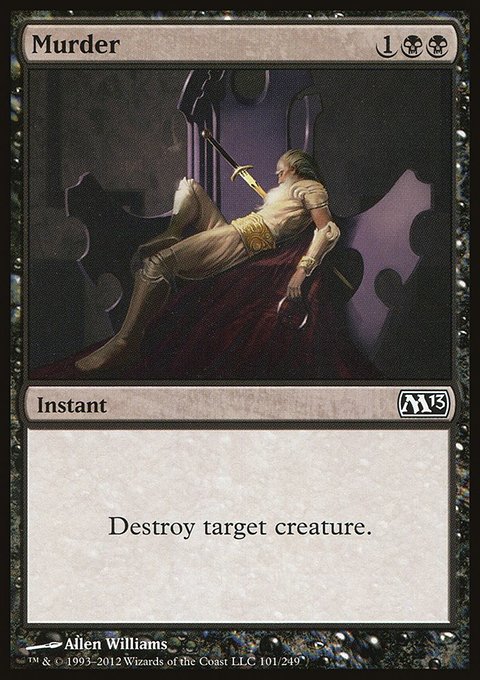 Murder, Magic 2013 #101, Magic: The Gathering card