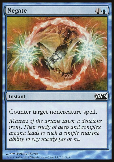 Negate, Magic 2013 #62, Magic: The Gathering card