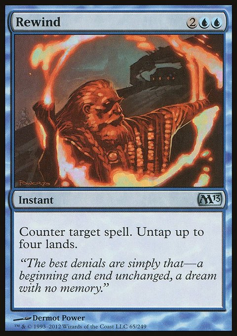 Rewind, Magic 2013 #65, Magic: The Gathering card