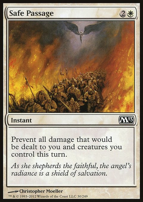 Safe Passage, Magic 2013 #30, Magic: The Gathering card