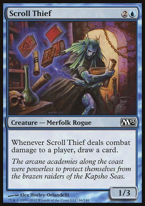 Scroll Thief, Magic 2013 #66, Magic: The Gathering card