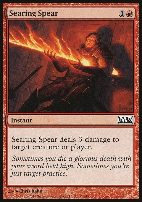 Searing Spear, Magic 2013 #147, Magic: The Gathering card