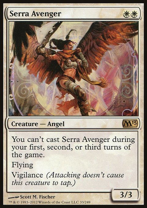 Serra Avenger, Magic 2013 #33, Magic: The Gathering card