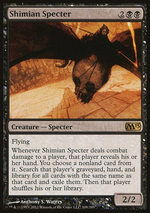 Shimian Specter, Magic 2013 #109, Magic: The Gathering card