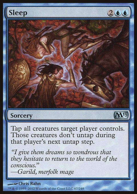 Sleep, Magic 2013 #67, Magic: The Gathering card