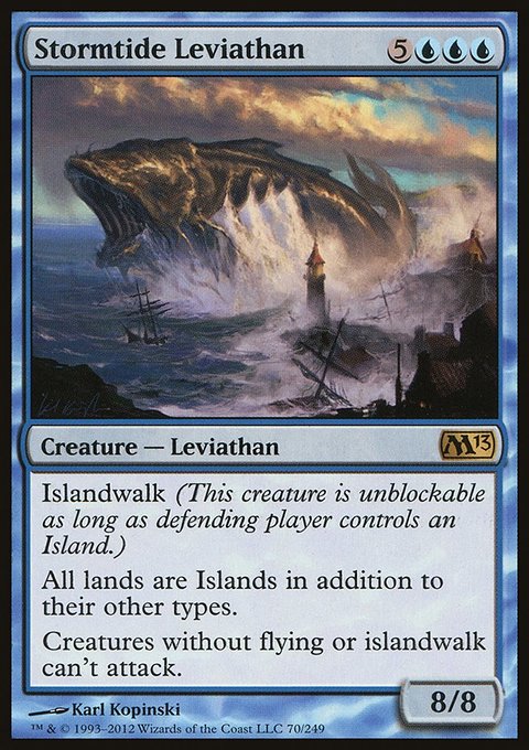 Stormtide Leviathan, Magic 2013 #70, Magic: The Gathering card