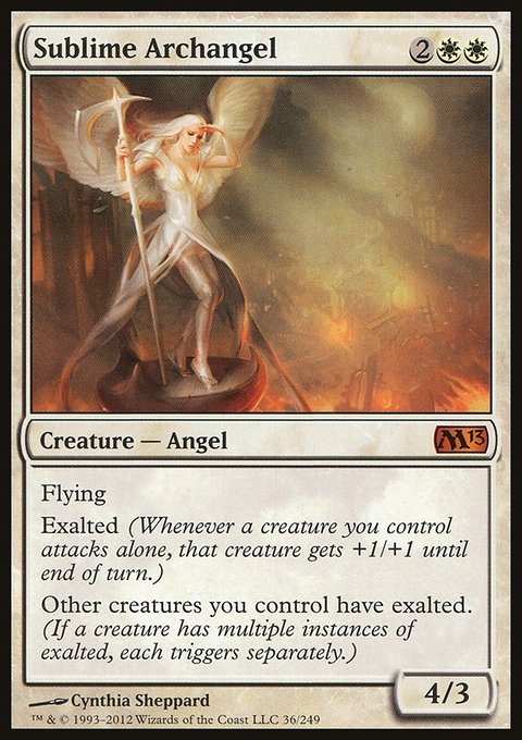 Sublime Archangel, Magic 2013 #36, Magic: The Gathering card