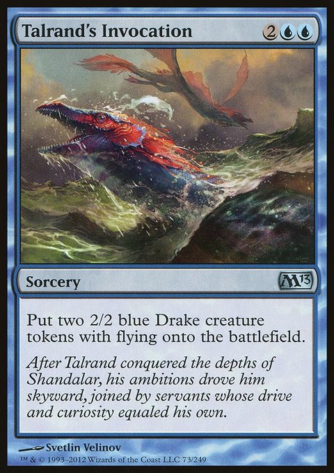 Talrand's Invocation, Magic 2013 #73, Magic: The Gathering card