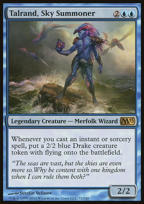 Talrand, Sky Summoner, Magic 2013 #72, Magic: The Gathering card