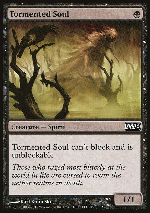 Tormented Soul, Magic 2013 #111, Magic: The Gathering card