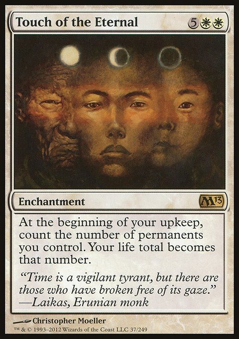 Touch of the Eternal, Magic 2013 #37, Magic: The Gathering card