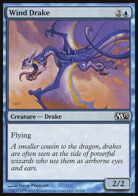 Wind Drake, Magic 2013 #80, Magic: The Gathering card