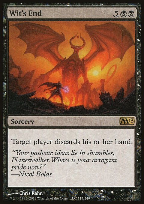 Wit's End, Magic 2013 #117, Magic: The Gathering card