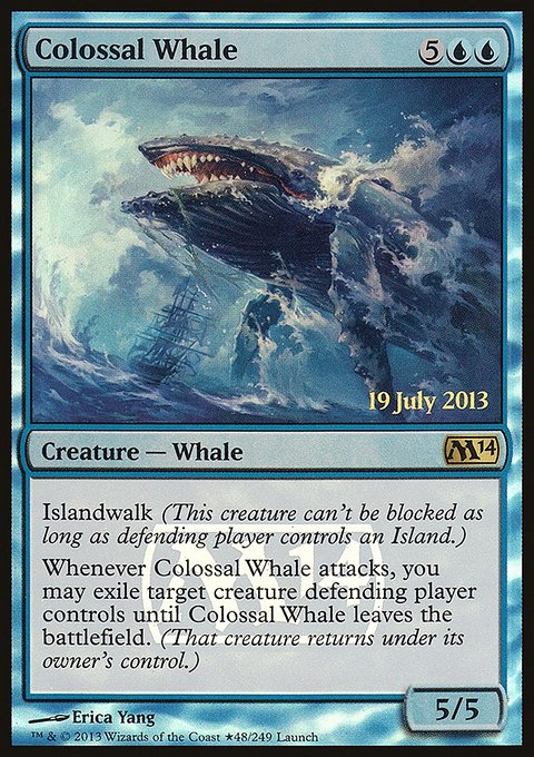 Colossal Whale, Magic 2014 Promos #48★, Magic: The Gathering card