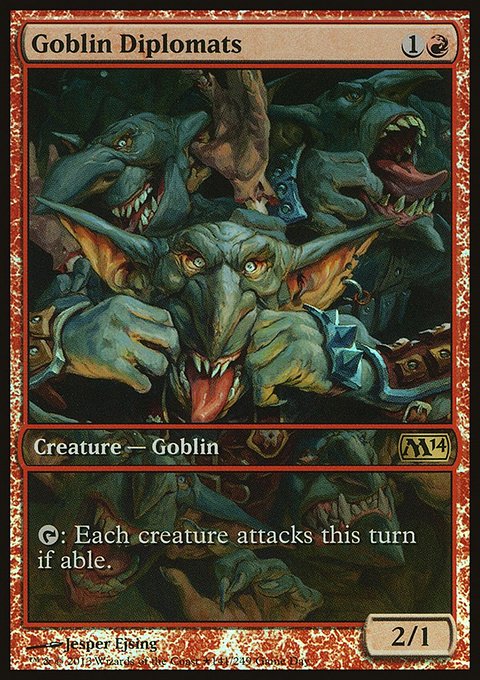 Goblin Diplomats, Magic 2014 Promos #141★, Magic: The Gathering card