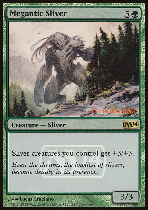 Megantic Sliver, Magic 2014 Promos #185★, Magic: The Gathering card