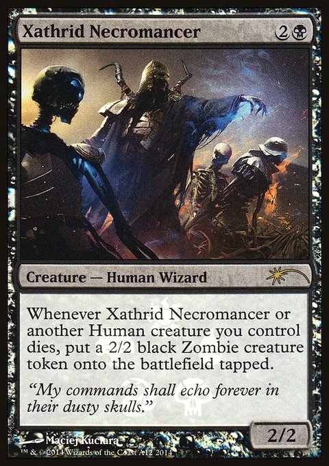 Xathrid Necromancer, Magic 2014 Promos #A12, Magic: The Gathering card