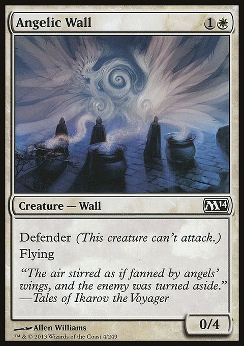Angelic Wall, Magic 2014 #4, Magic: The Gathering card