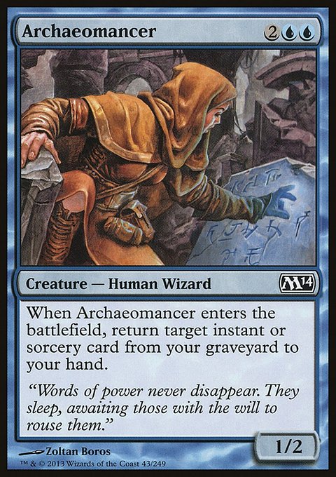 Archaeomancer, Magic 2014 #43, Magic: The Gathering card