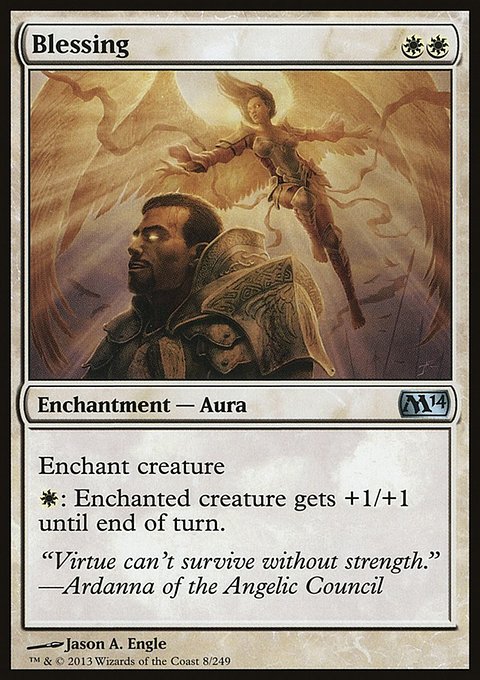 Blessing, Magic 2014 #8, Magic: The Gathering card