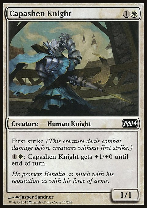 Capashen Knight, Magic 2014 #11, Magic: The Gathering card