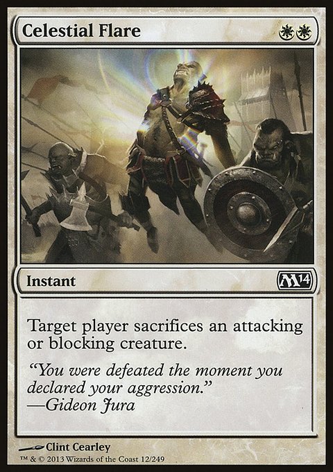 Celestial Flare, Magic 2014 #12, Magic: The Gathering card