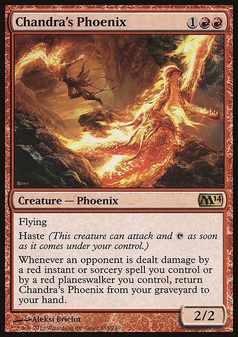 Chandra's Phoenix, Magic 2014 #134, Magic: The Gathering card