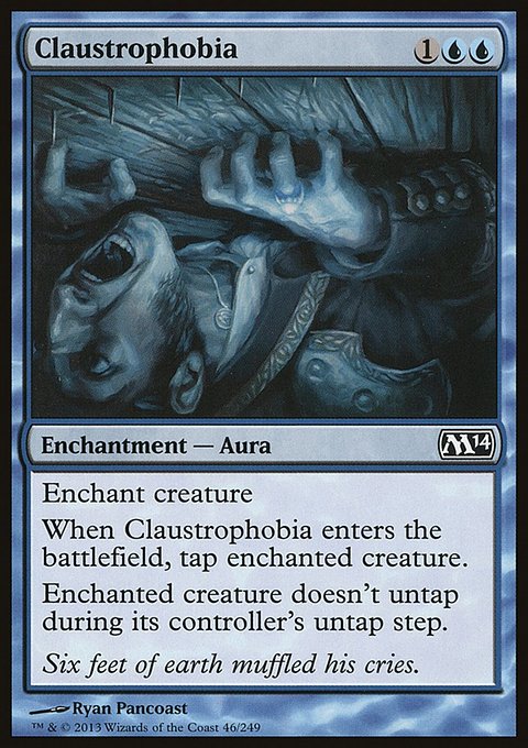 Claustrophobia, Magic 2014 #46, Magic: The Gathering card