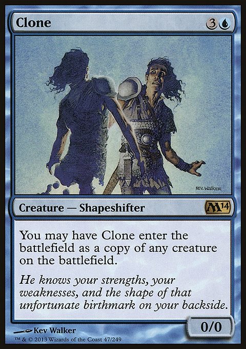 Clone, Magic 2014 #47, Magic: The Gathering card