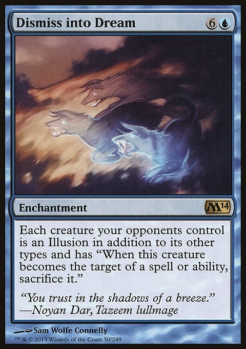 Dismiss into Dream, Magic 2014 #50, Magic: The Gathering card