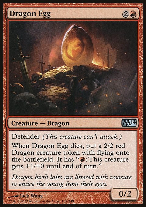 Dragon Egg, Magic 2014 #137, Magic: The Gathering card
