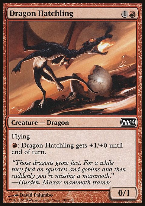 Dragon Hatchling, Magic 2014 #138, Magic: The Gathering card