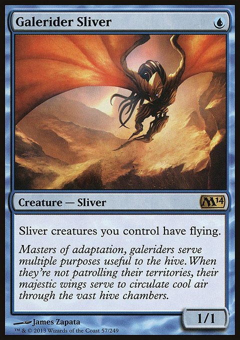 Galerider Sliver, Magic 2014 #57, Magic: The Gathering card