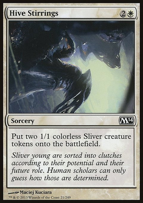 Hive Stirrings, Magic 2014 #21, Magic: The Gathering card