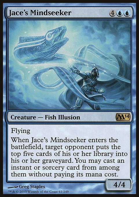 Jace's Mindseeker, Magic 2014 #61, Magic: The Gathering card
