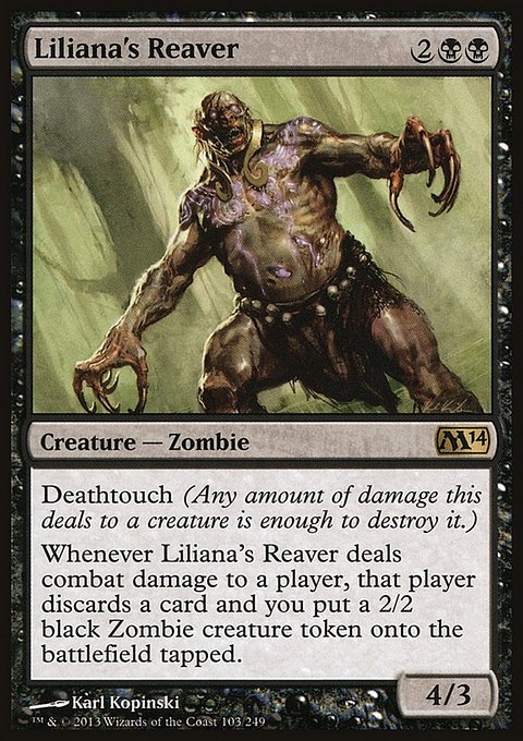 Liliana's Reaver, Magic 2014 #103, Magic: The Gathering card