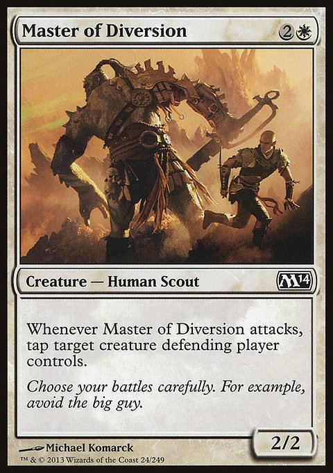 Master of Diversion, Magic 2014 #24, Magic: The Gathering card