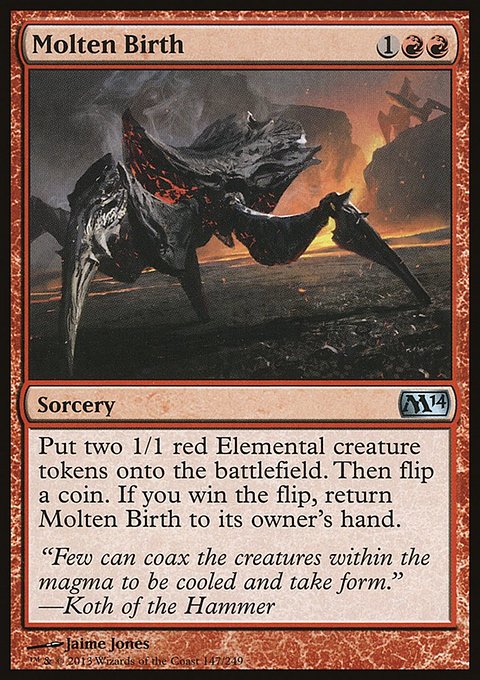 Molten Birth, Magic 2014 #147, Magic: The Gathering card