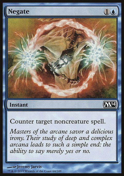 Negate, Magic 2014 #64, Magic: The Gathering card