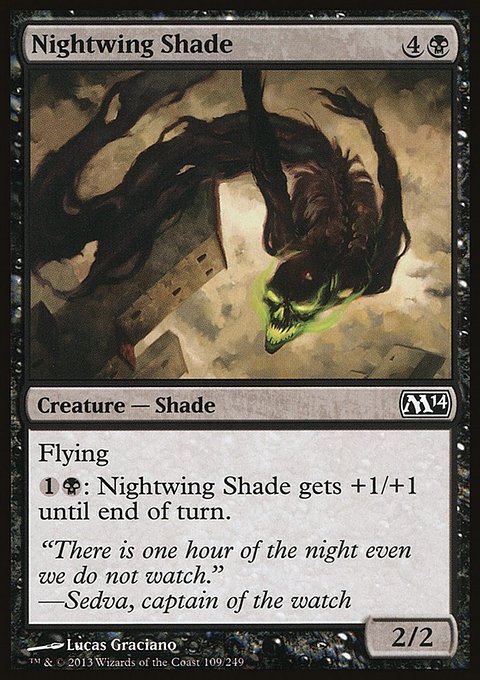 Nightwing Shade, Magic 2014 #109, Magic: The Gathering card