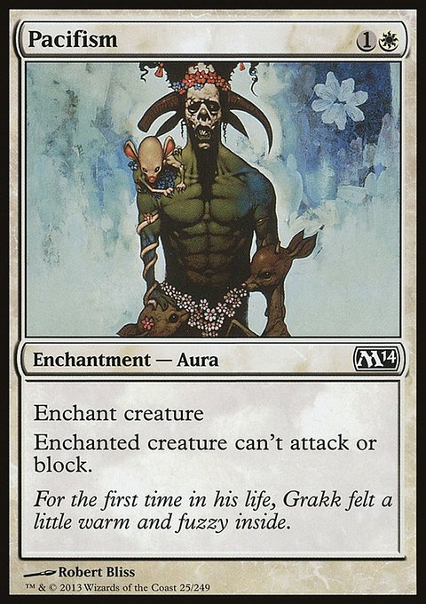 Pacifism, Magic 2014 #25, Magic: The Gathering card