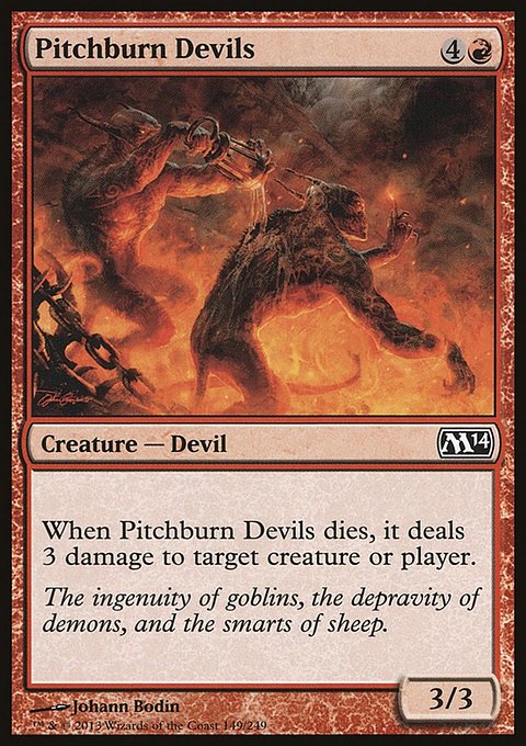 Pitchburn Devils, Magic 2014 #149, Magic: The Gathering card
