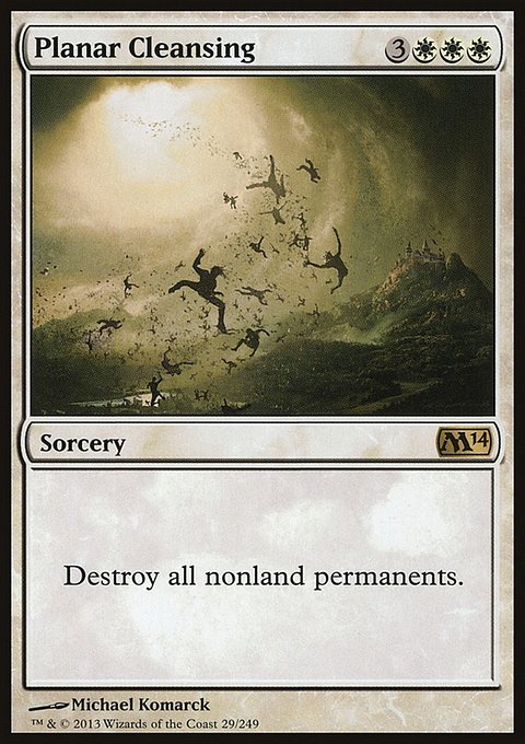Planar Cleansing, Magic 2014 #29, Magic: The Gathering card