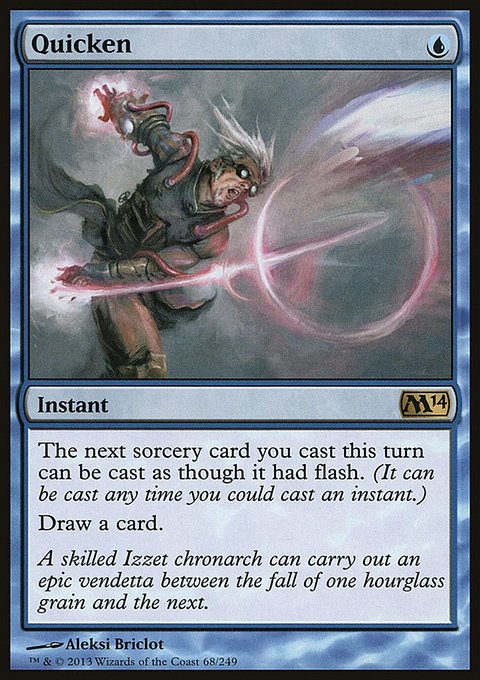 Quicken, Magic 2014 #68, Magic: The Gathering card