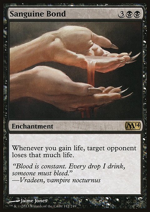 Sanguine Bond, Magic 2014 #112, Magic: The Gathering card